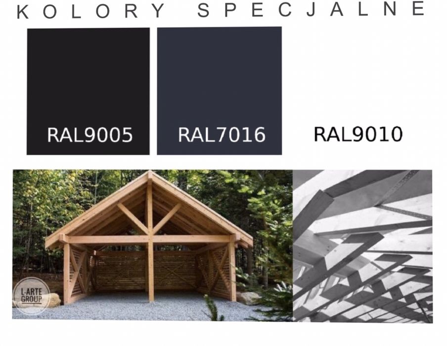 Carport garażowa 380x580 Producent Solidna
