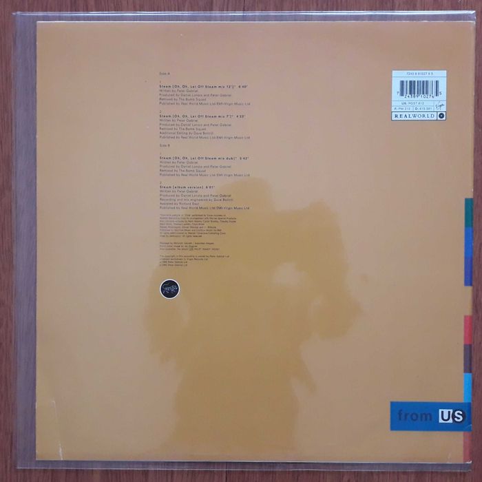 Peter Gabriel maxi single "Steam"