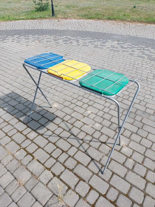 stojak na worki do segregacji śmieci (STELAŻ, KOSZ 3 STANOWISKA NA ŚMIECI)