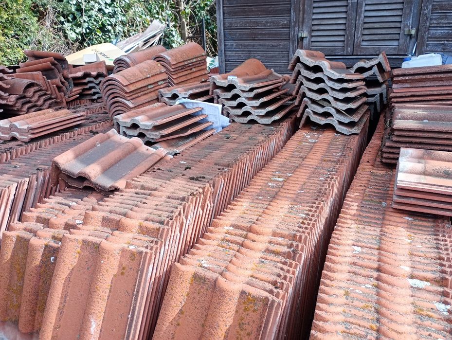 Dachówka betonowa bras czerwona uzywana
