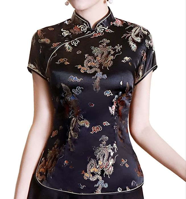 Шовкова блузка ціпао