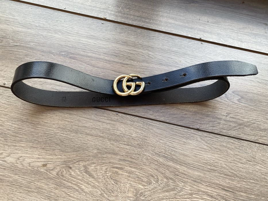 Діночий шкіряний ремінь Gucci оригінал!