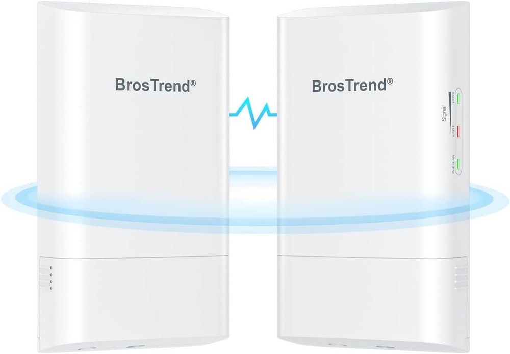 BrosTrend wzmacniacz WIFI 5 GHz 867 Mbps, bezprzewodowy zewnętrzny