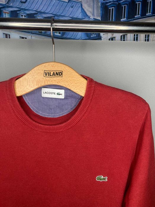 Свитер Lacoste с культовым крокодилом