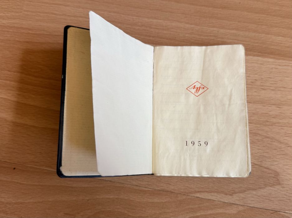 Notatnik notes kalendarz Milicja 1959