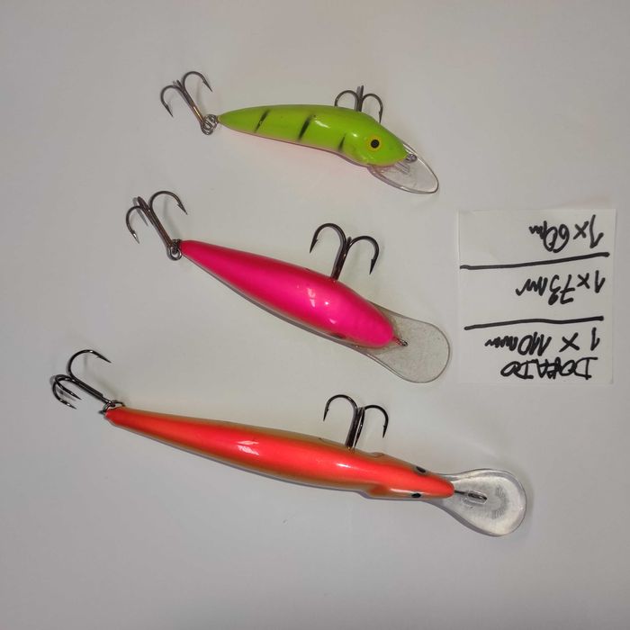 Zestaw woblerków były w pyskach drapieżników- pakiet nr. 12