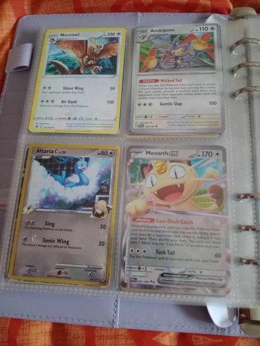Cartas Pokémon para troca