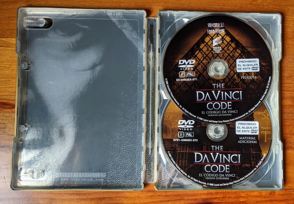 The Da Vinci Code - Extended Version - Movie on 2 DVDs64740683016833122