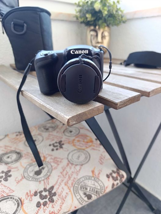 Canon PowerShot SX430 IS Wi-Fi + Bolsa + Tripé + Carregador