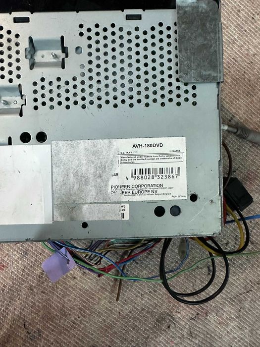 Radio 2din Pioneer AVH 180 dvd