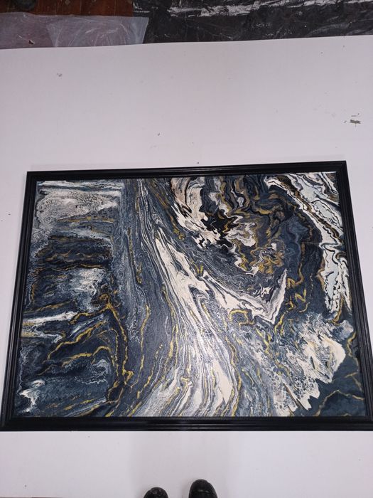 Obraz w ramie abstrakcja Wąwóz