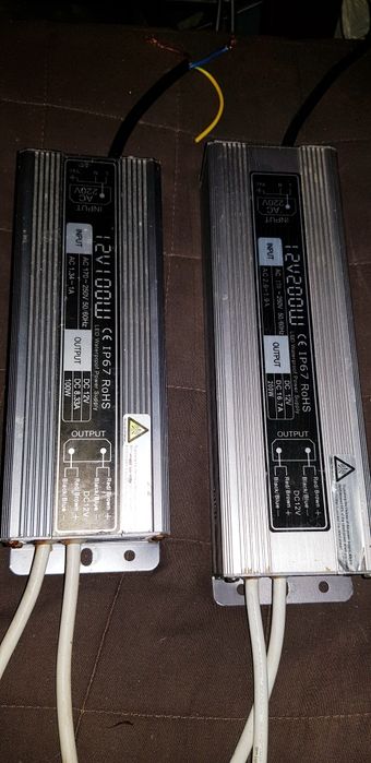 Блоки питания герметичные IP67. DC 12V 200W - 16.7A