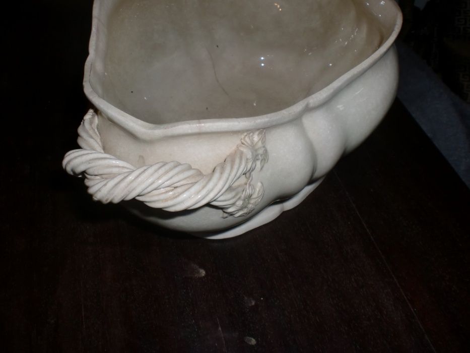 Taça terrina de louça antiga