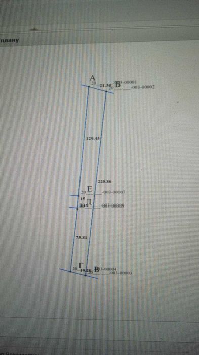 Ділянка 43,6 сотих, під забудову, с Чишки, ПІД РЯД КОТЕДЖІВ Відмінна!!