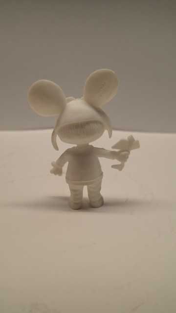 Miniatura antiga em PVC Topo Gigio
