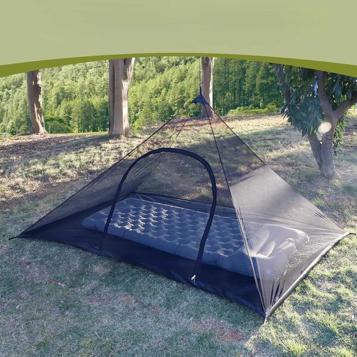 Moskitiera Kempingowa Namiot 1 Osoba 240x140cm Wodoodporna Ultralekka