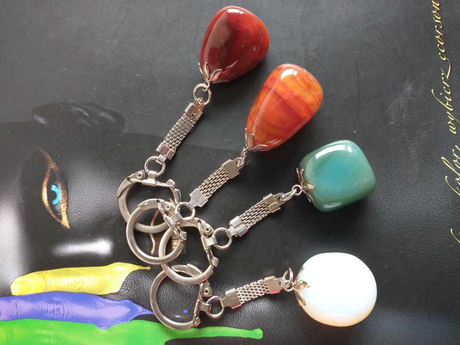 Brelok karneol rękodzieło