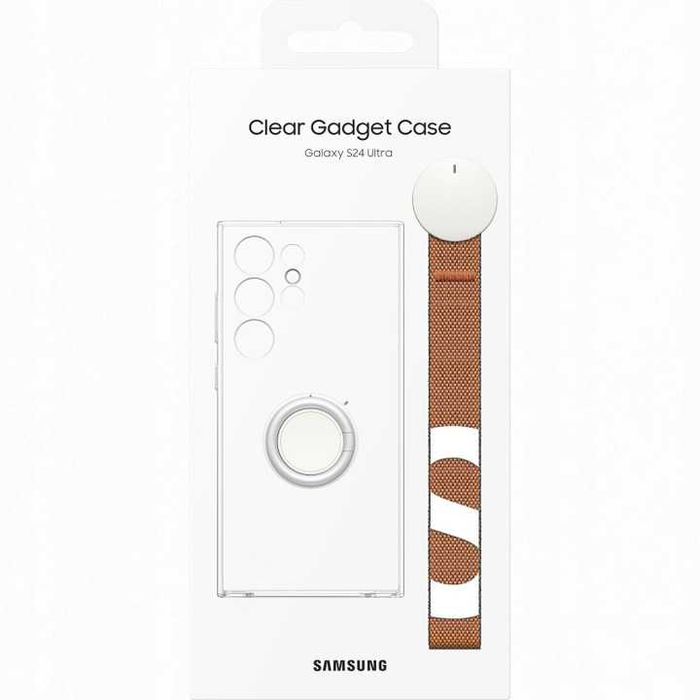 Etui Samsung Clear Gadget Case z uchwytem do Galaxy S24 Ultra