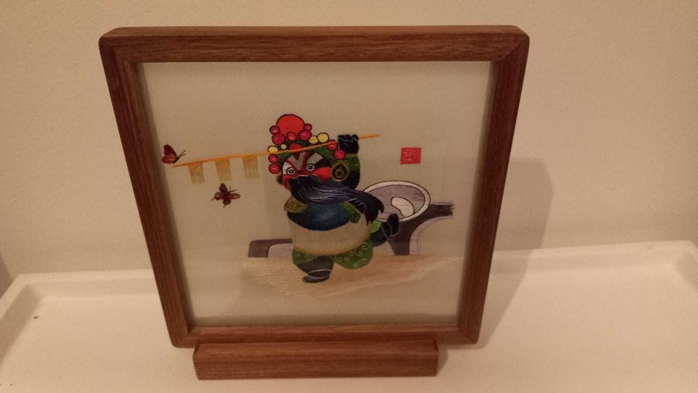 quadro chinês em caixa
