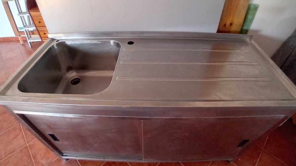 Bancada Inox com Pia