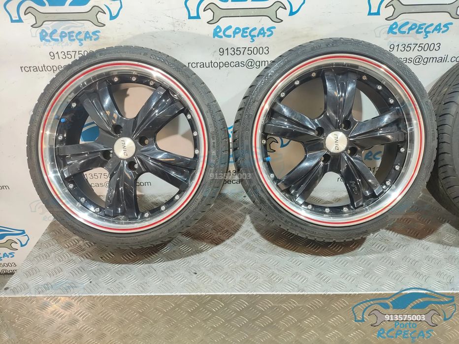 Jantes 17" HRS 4x100 - 7J | ET40 - 195 40 17 | Mini | Cooper | Aba |