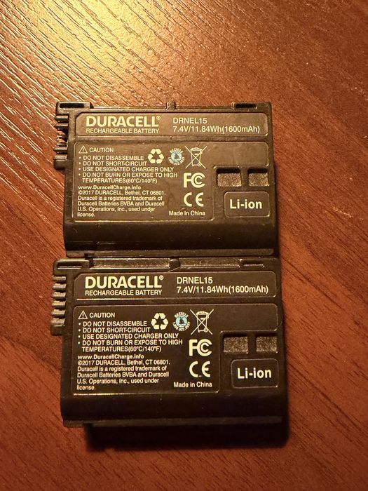 2× akumulator Duracell do Nikon Z6 – EN-EL15
