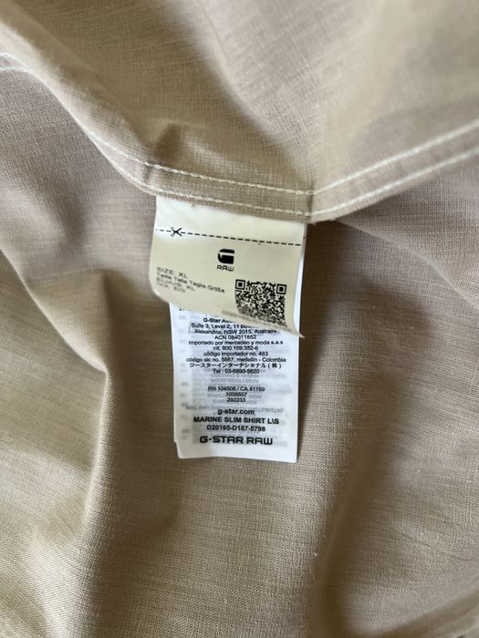 Camisa G-Star raw tamanho xl