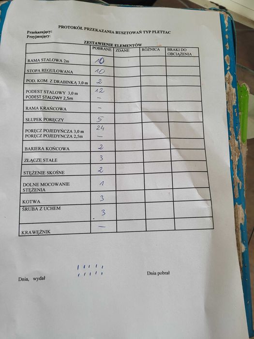 Rusztowanie elewacyjne, fasadowe plettac 72m2 - Gryfice (zach-pom)
