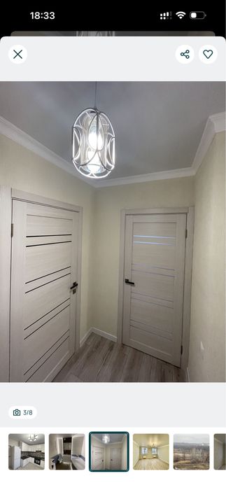 2-к квартира с лучшим ремонтом в ЖК «Птичка» | 60 м² |  все есть