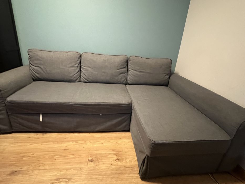 Ikea BACKABRO narożnik z szezlongiem  i miejscem do spania
