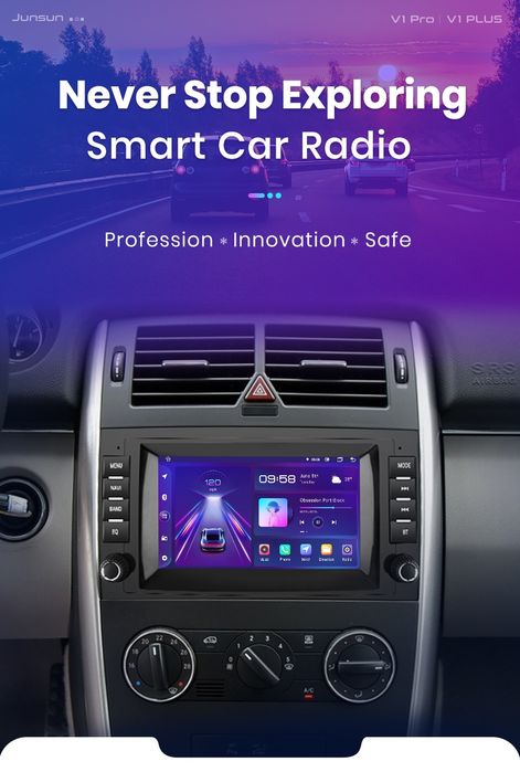 Rádio 7" android 2/32GB Mercedes B200 W169 w906 W639 CARPLAY WIFI GPS
