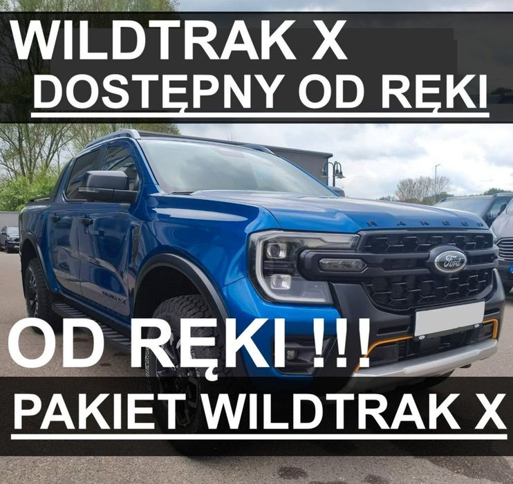 Ford Ranger Wildtrak X 205KM 4x4 Roleta elektr. Kamera 360 Pakiet X Hak 2729 zł