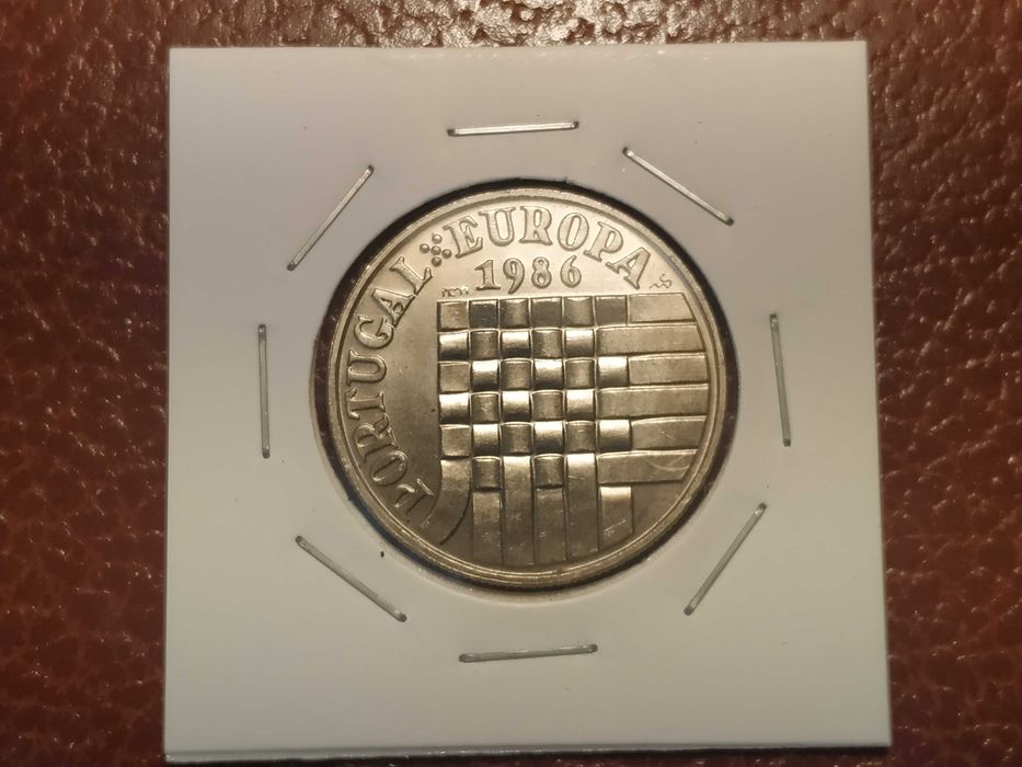 162 moeda de 25 escudos de 1986 Europa (CEE)