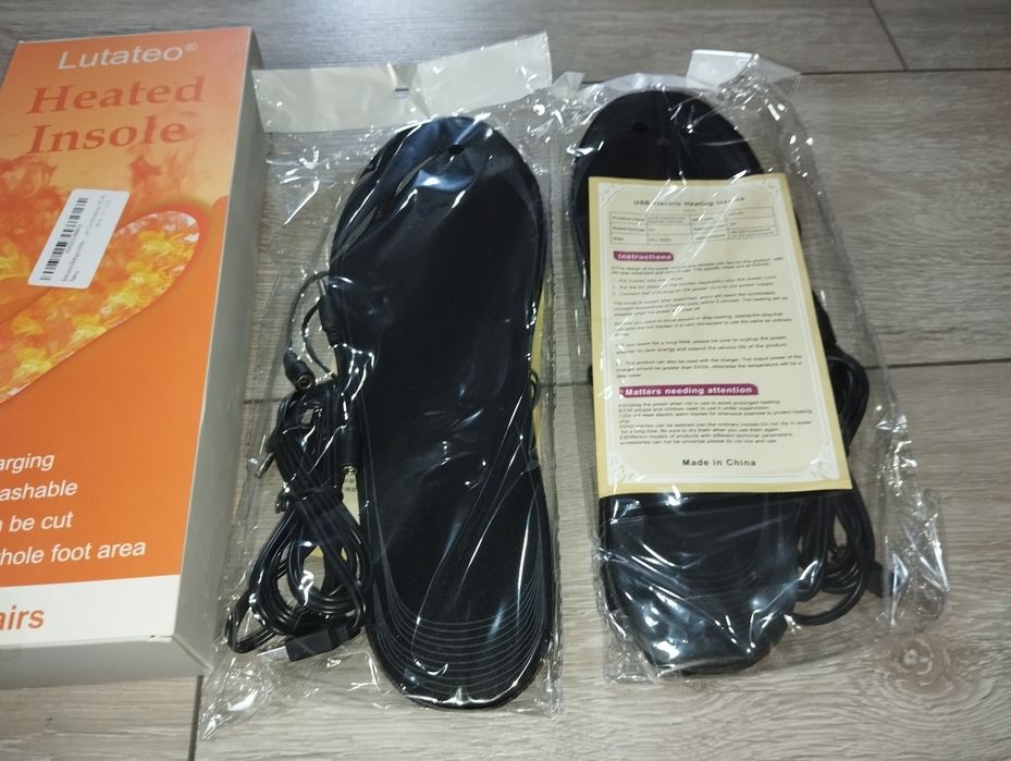 Wkładki do butów podgrzewane