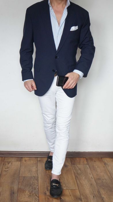Marynarka Massimo Dutti 100's  Rozmiar 54 Kolor Granat