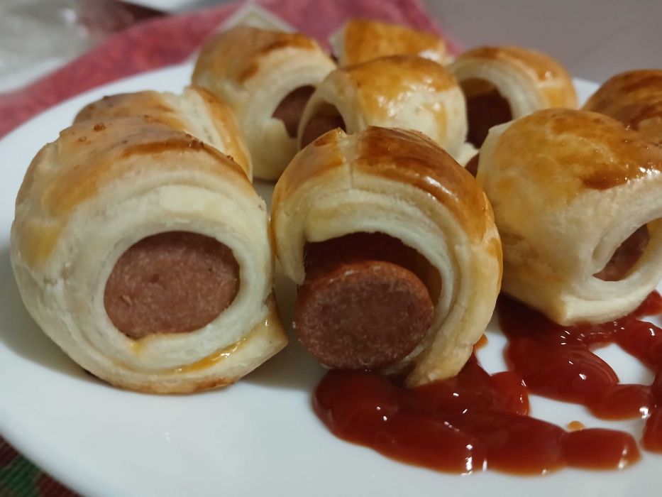 Salgados caseiros, muito bons e a um bom preço