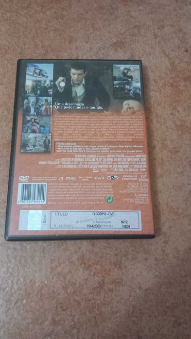 Dvd O CORPO Filme Antonio Banderas Jesus de Jonas McCord LEGENDAS PORT