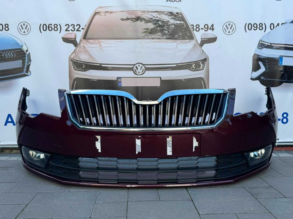Бампер Skoda Superb 2015 Друге покоління (B6, рестайлінг) оригінал 3t0807221k