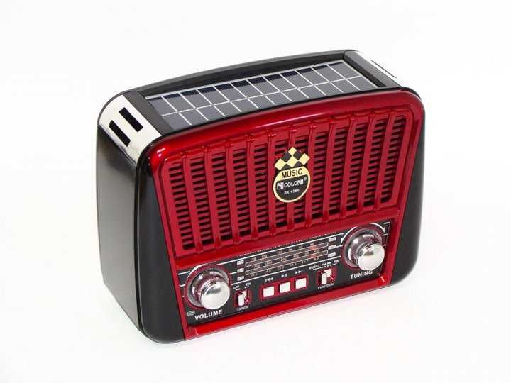 Радиоприемник радио GOLON-RX-456 с солнечной батареей USB+SD