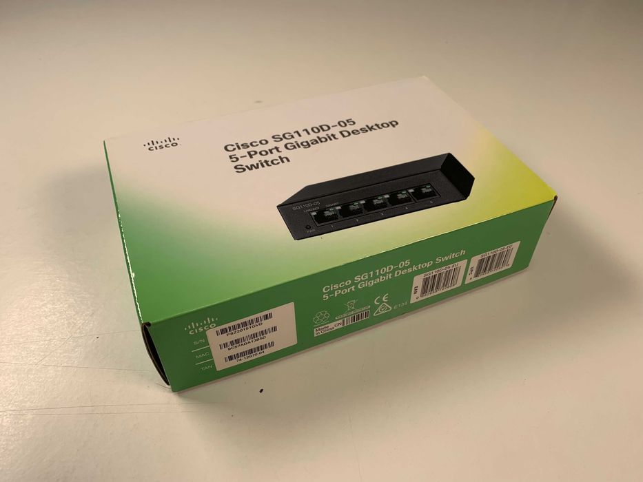 Switch Cisco 5 Portas SG110D-05.