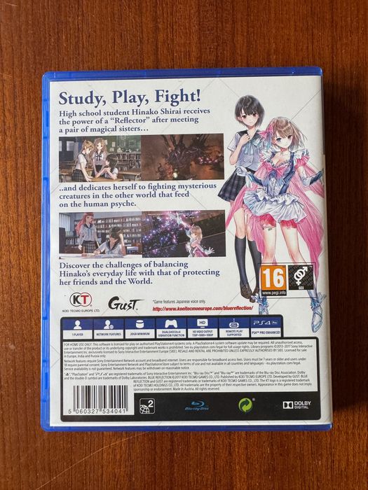 Blue Reflection na PS4 - europejskie wydanie PEGI