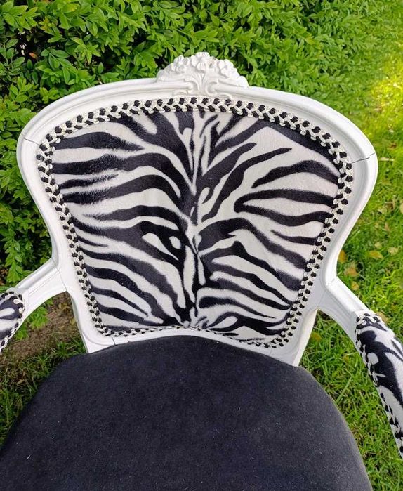 Poltrona antiga barroca “fauteuil” estilo Louis XV restaurada