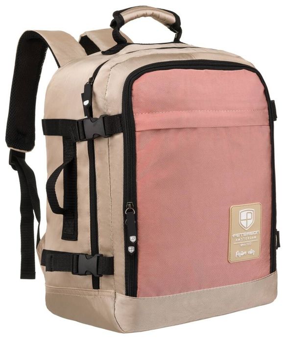 pojemny, podróżny plecak kabinowy z portem usb - peterson