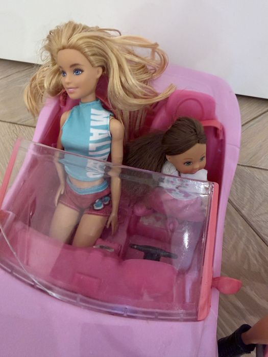 Auto + rower Barbie + lalki