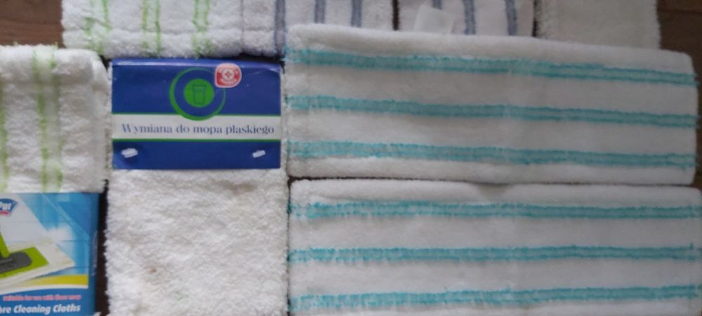 OKAZJA 9 końcówek i Mop płaski z pojemnikiem na wodę