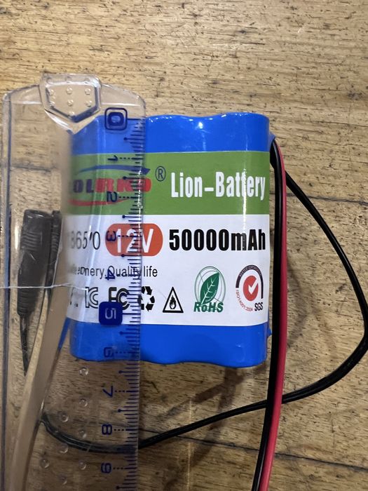 Bateria Recarregável Li-ion 12V 18650 - Nova