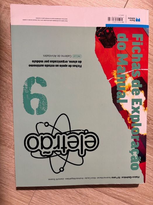 Caderno de Atividades/Fichas de Exploração do Manual Eletrão Físico-Química 9º Ano