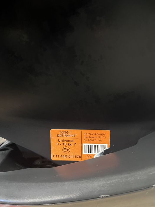 Fotelik Britax romer KINGS II LS 9-18 KG