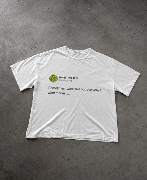 young thug tee, oversized, crop fit, футболка, реп тишка, sk8 футболка, rap t-shirt, оверсайз футболка
