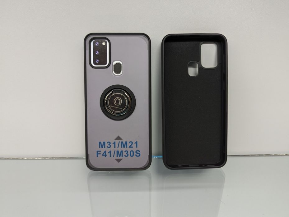 Samsung M21 / M30s Чехол противоударный c кольцом подставкой чохол